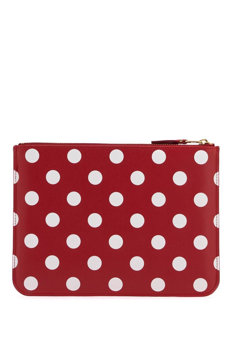 Comme Des Garçons 'Polka Dot Leather Pouch Bag - 3