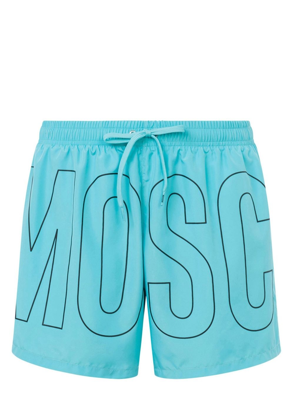 logo-print swim shorts - 1