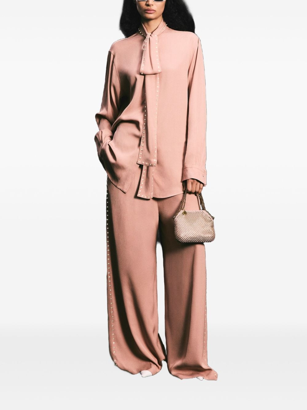 crystal-embellished trousers - 2
