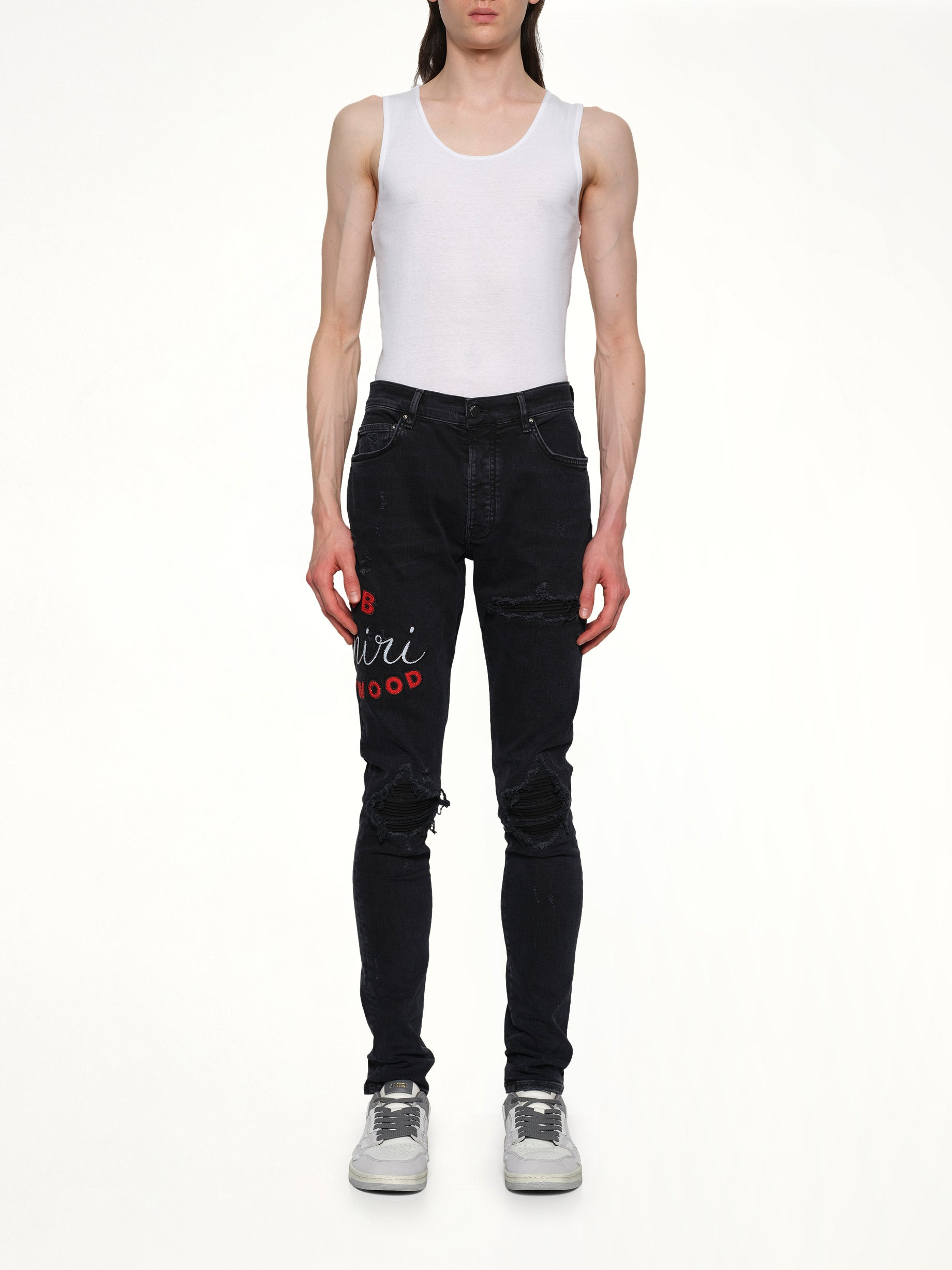 Club Amiri MX1 Jean in Dust Black - 7