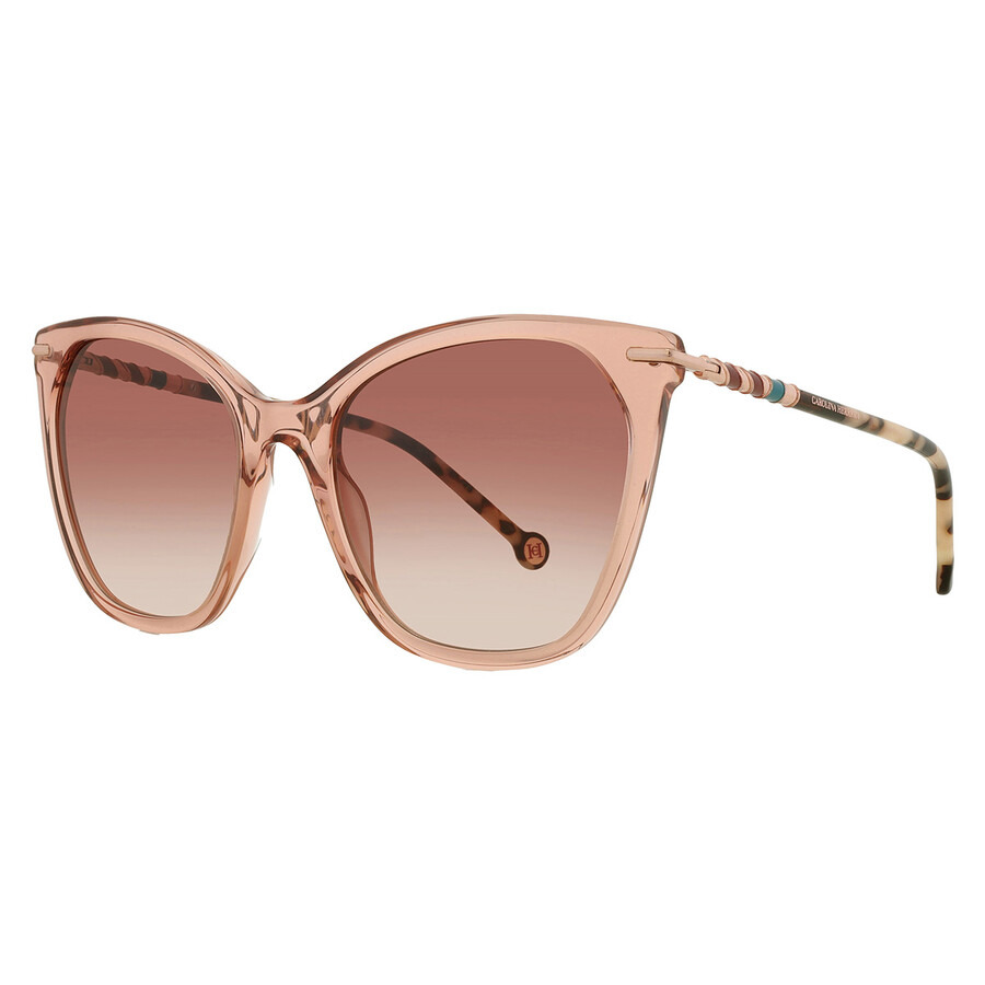 Carolina Herrera Brown Gradient Cat Eye Ladies Sunglasses HER 0091/S 0L93/HA 56 - 2