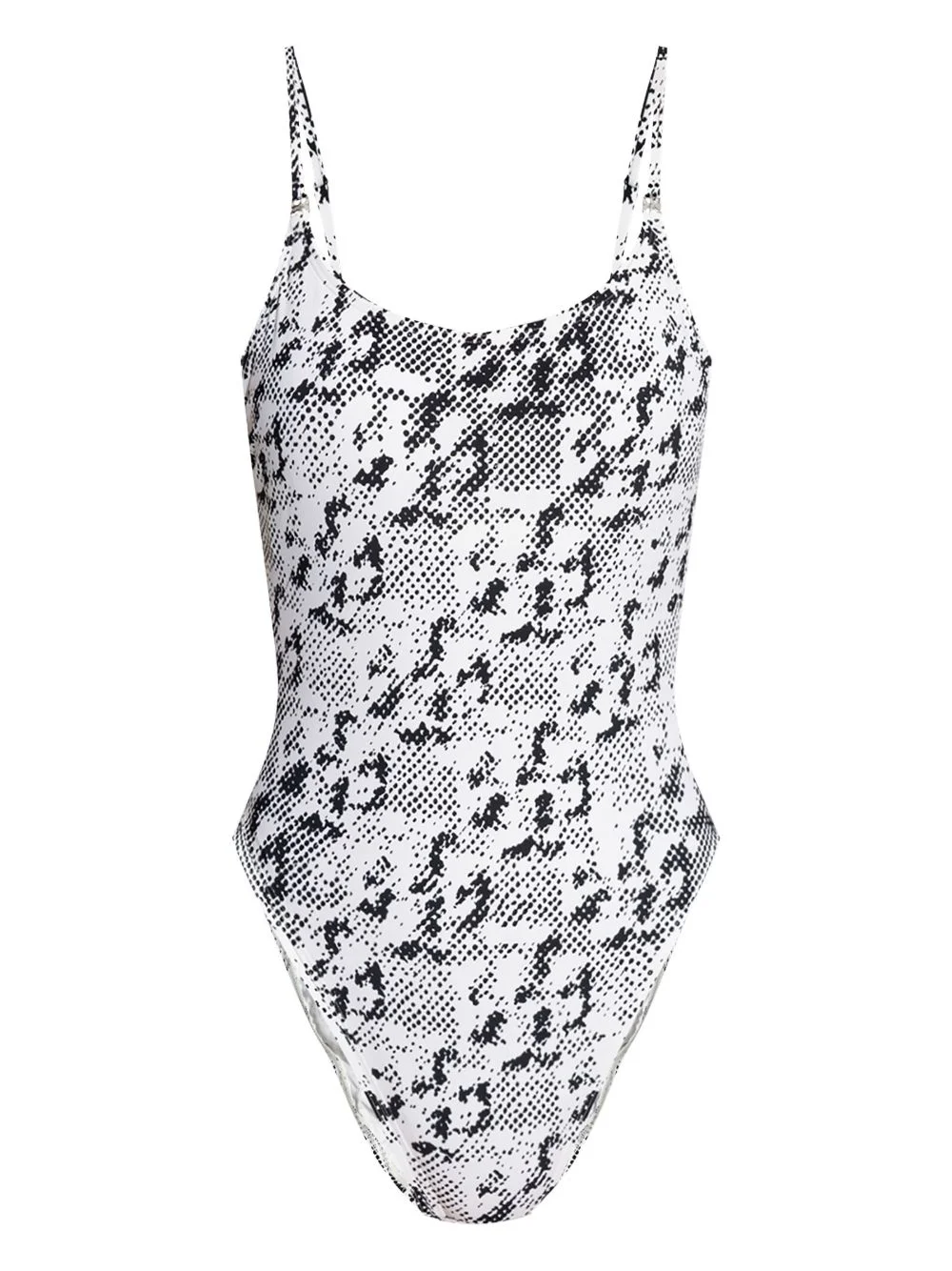 animal-print swimsuit - 1