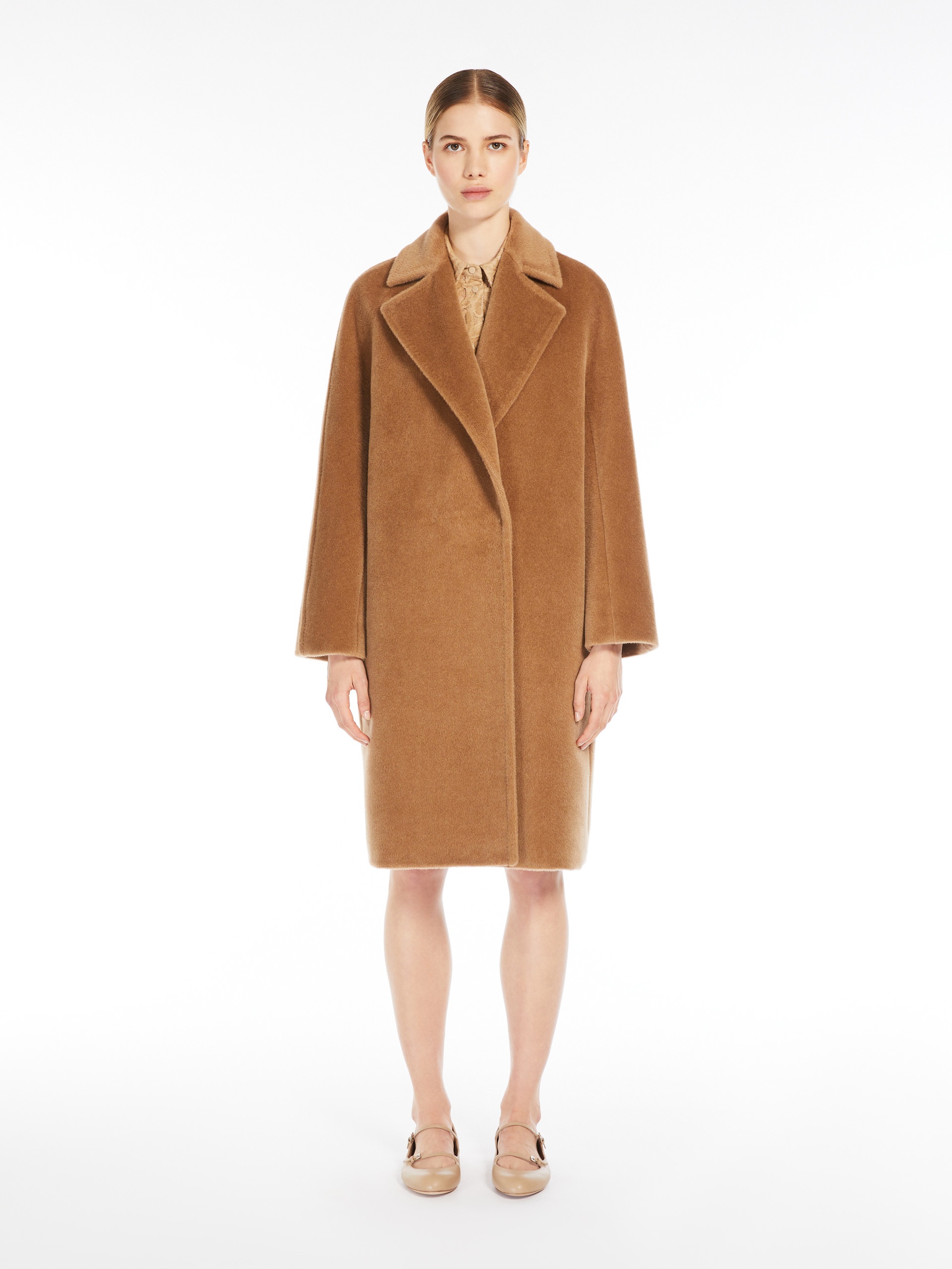 SIDNEY Wool and alpaca double-breasted coat - 3