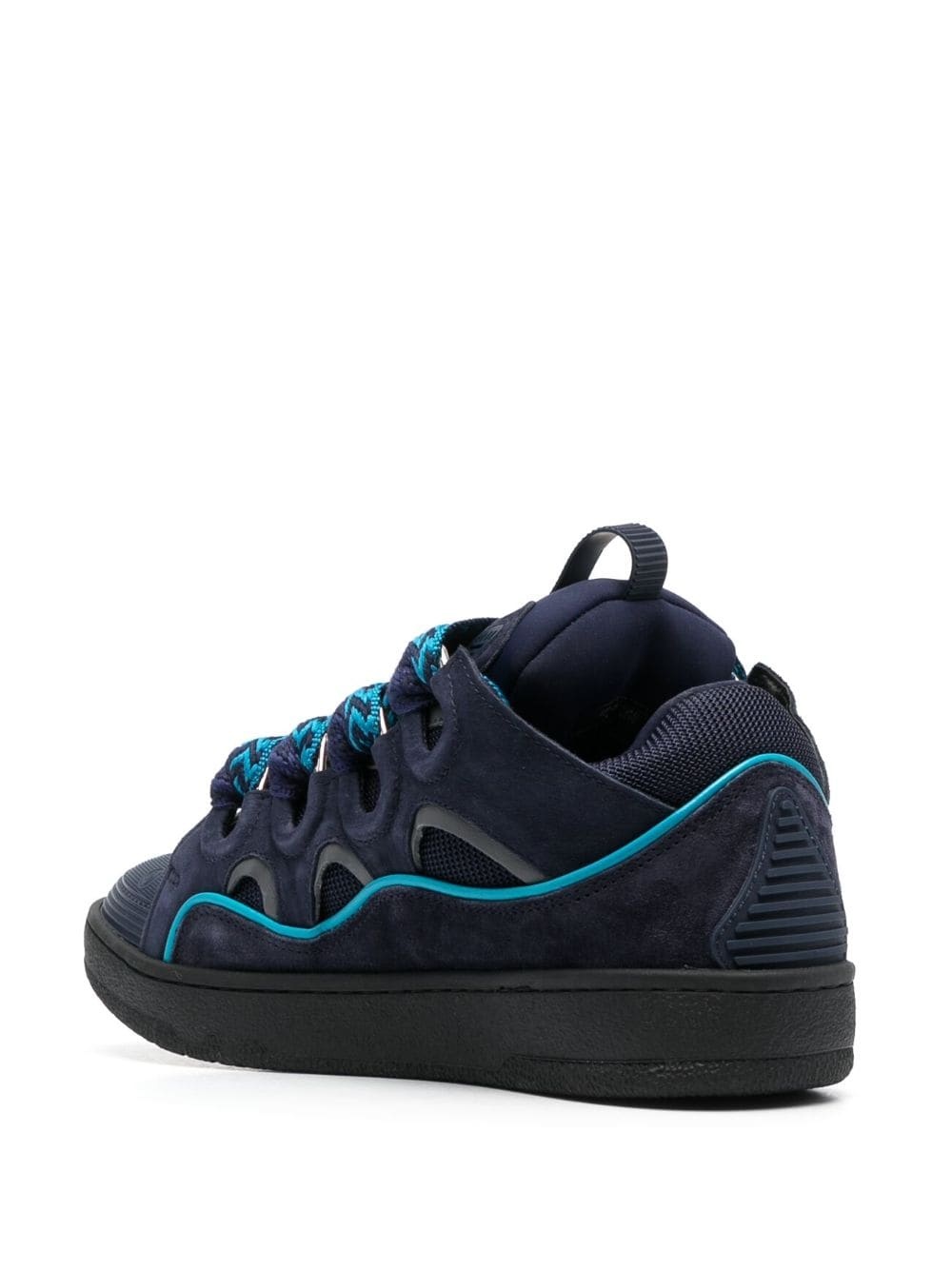 Curb panelled sneakers - 3