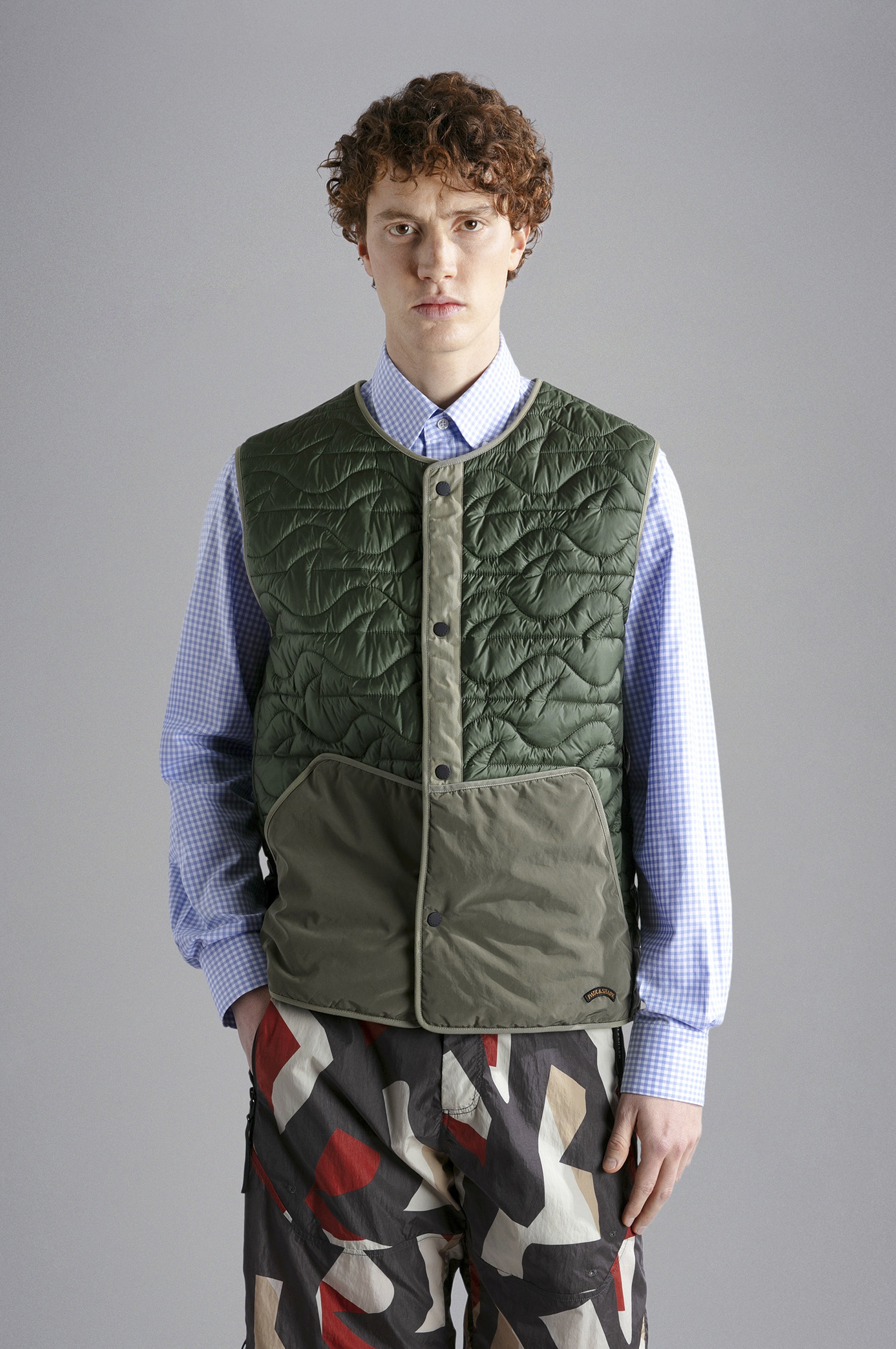 SHARK QUILTED GILET - 6