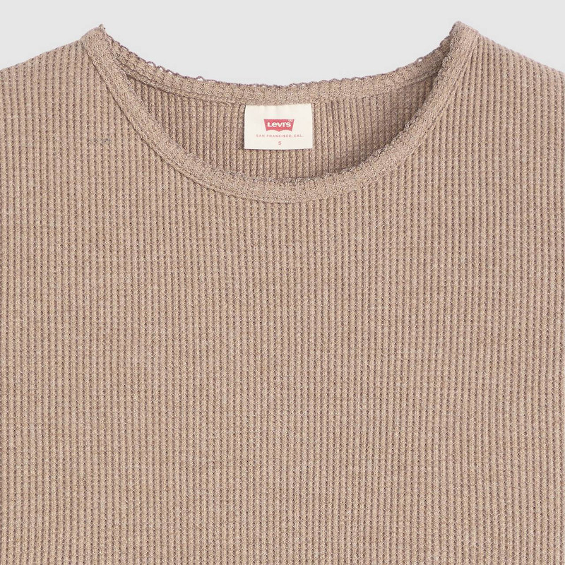 DRY GOODS WAFFLE CAP-SLEEVE TEE 6