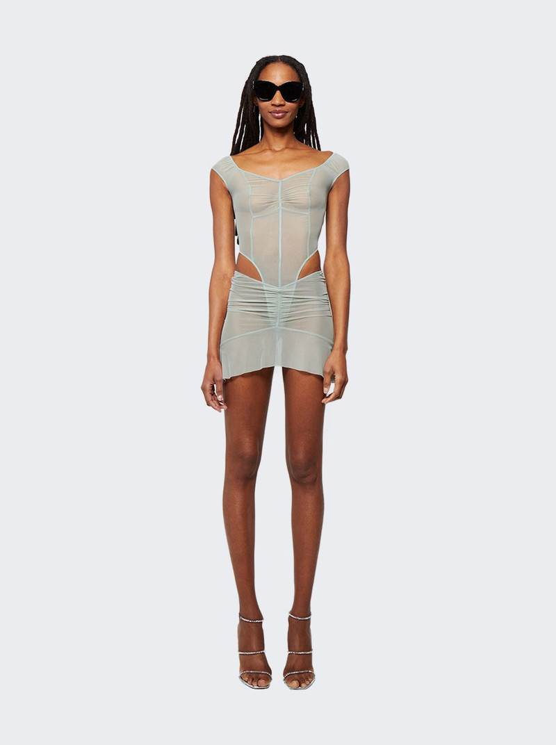 KNWLS Two Part Dress with Binding Details Sage Green outlook
