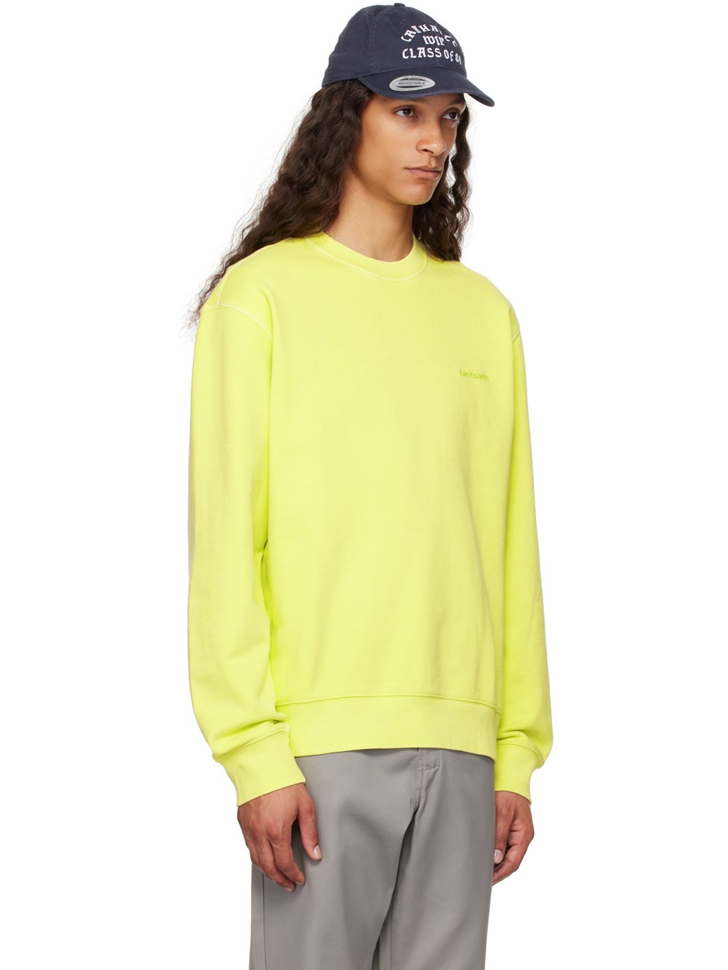 Yellow Duster Script Sweatshirt - 2