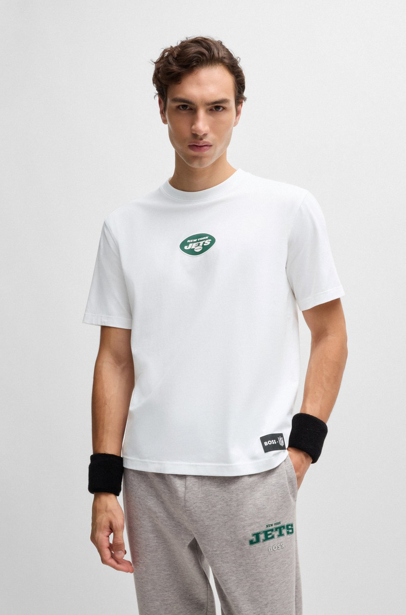 BOSS X NFL STRETCH-COTTON T-SHIRT WITH SPECIAL BRANDING 2