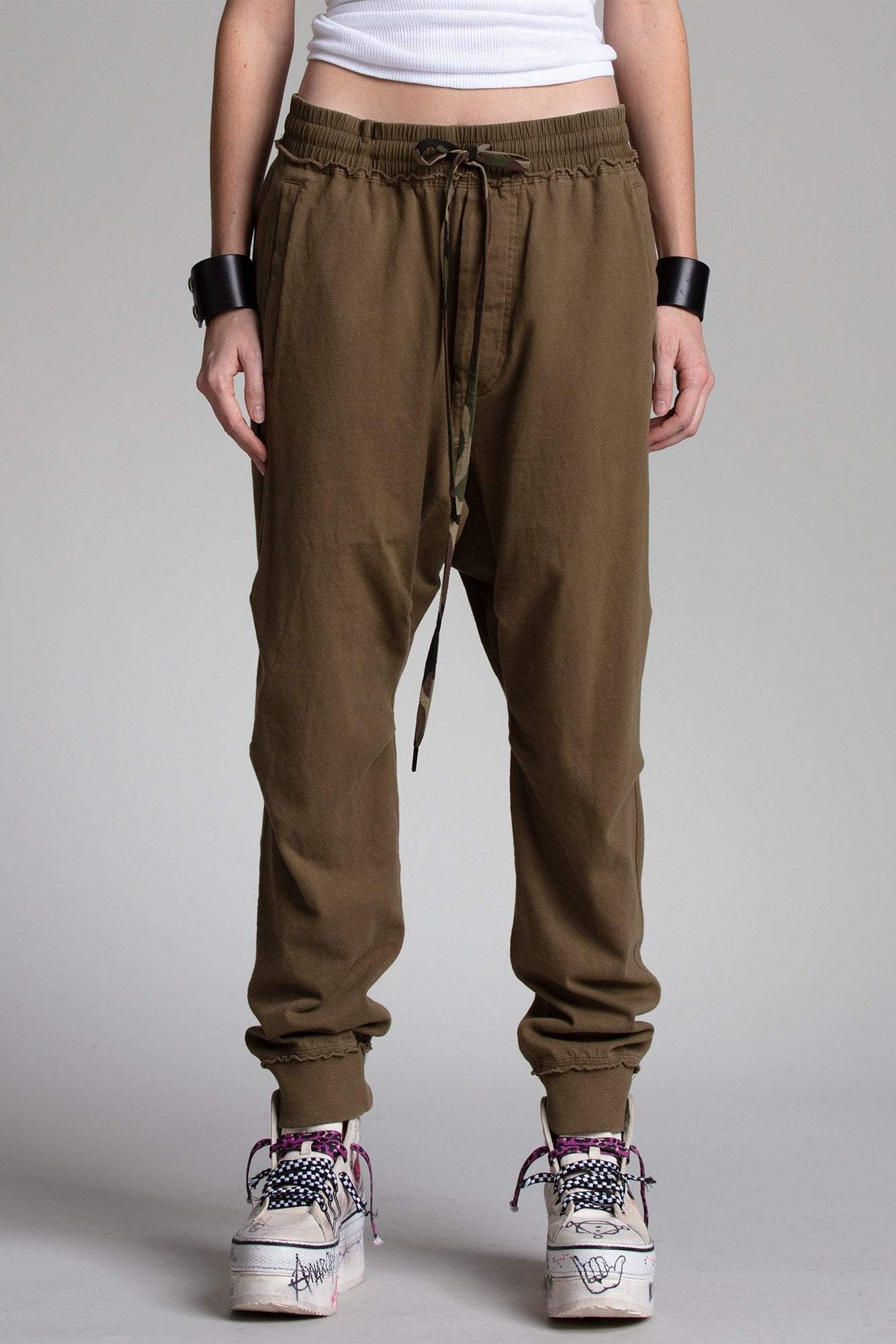 Harem Sweatpant - Olive | R13 - 4