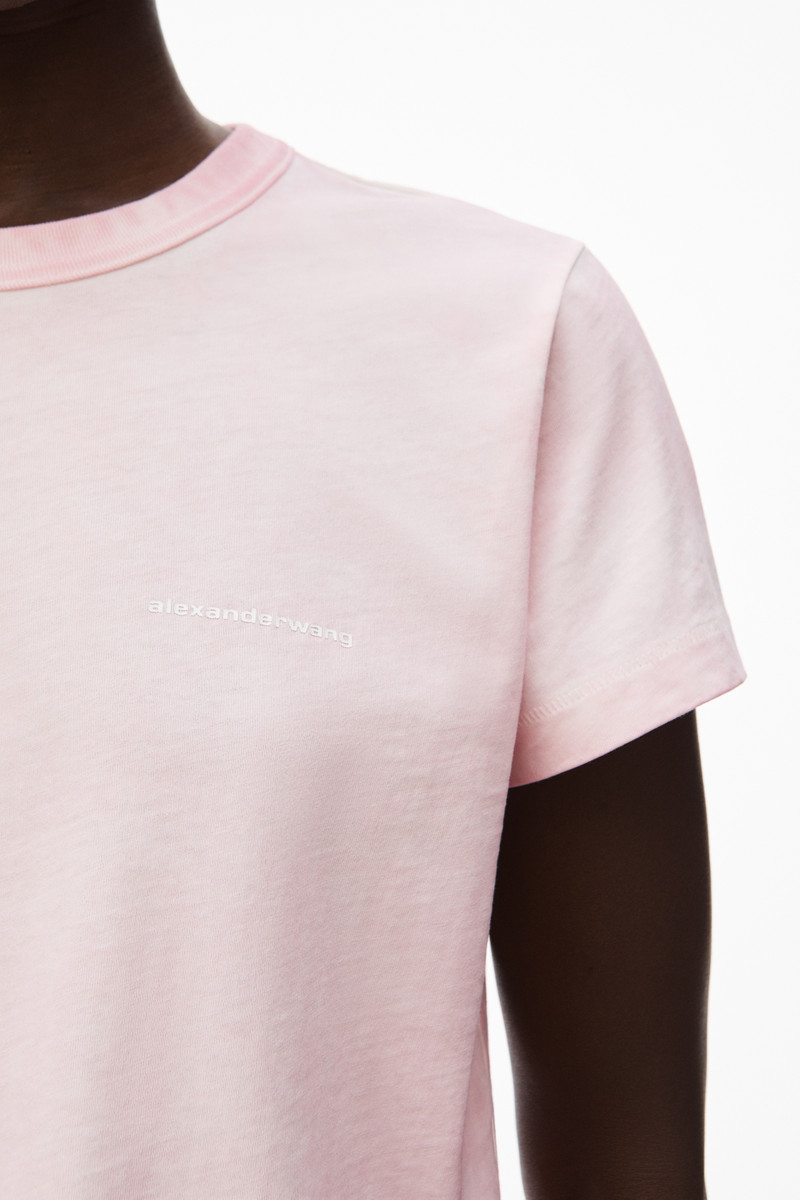 Alexander Wang SHRUNKEN TEE IN HIGH TWIST JERSEY outlook