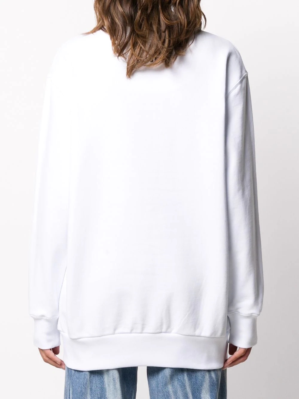 crystal trim sweatshirt - 4