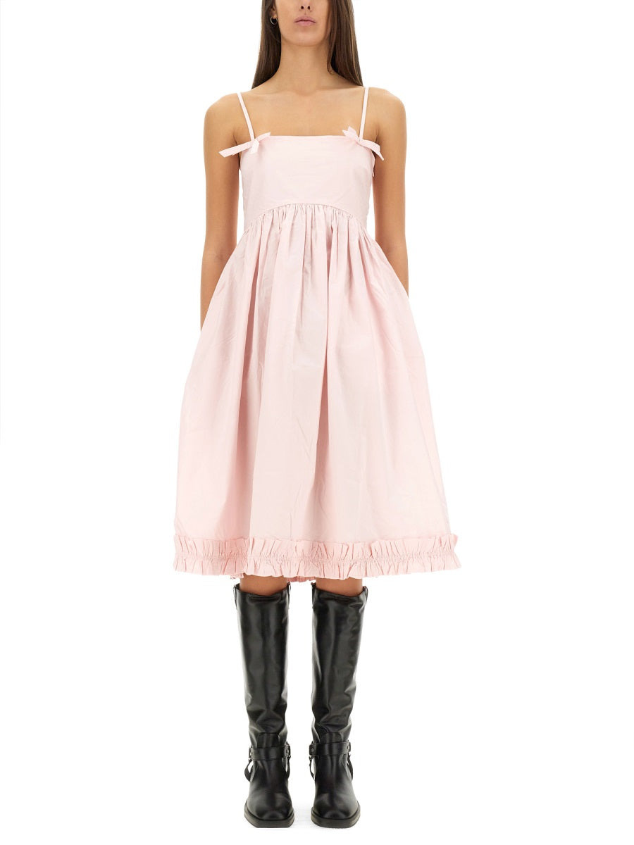 Ganni Women Poplin Dress - 1