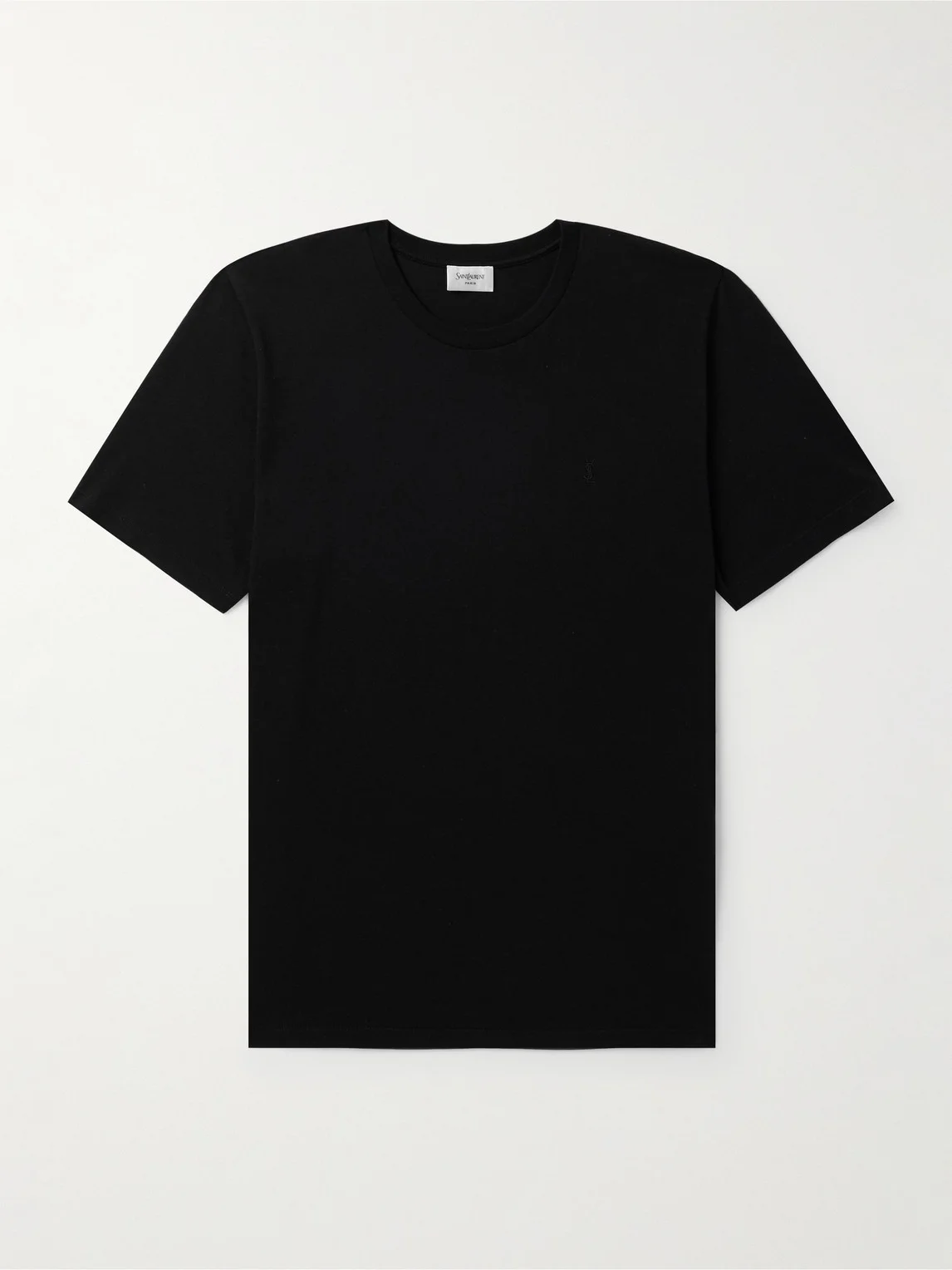Logo-Embroidered Cotton-Jersey T-Shirt - 1