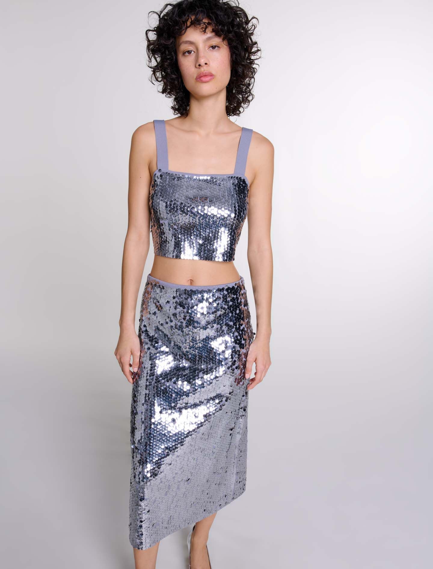 Sequinned knit top - 5