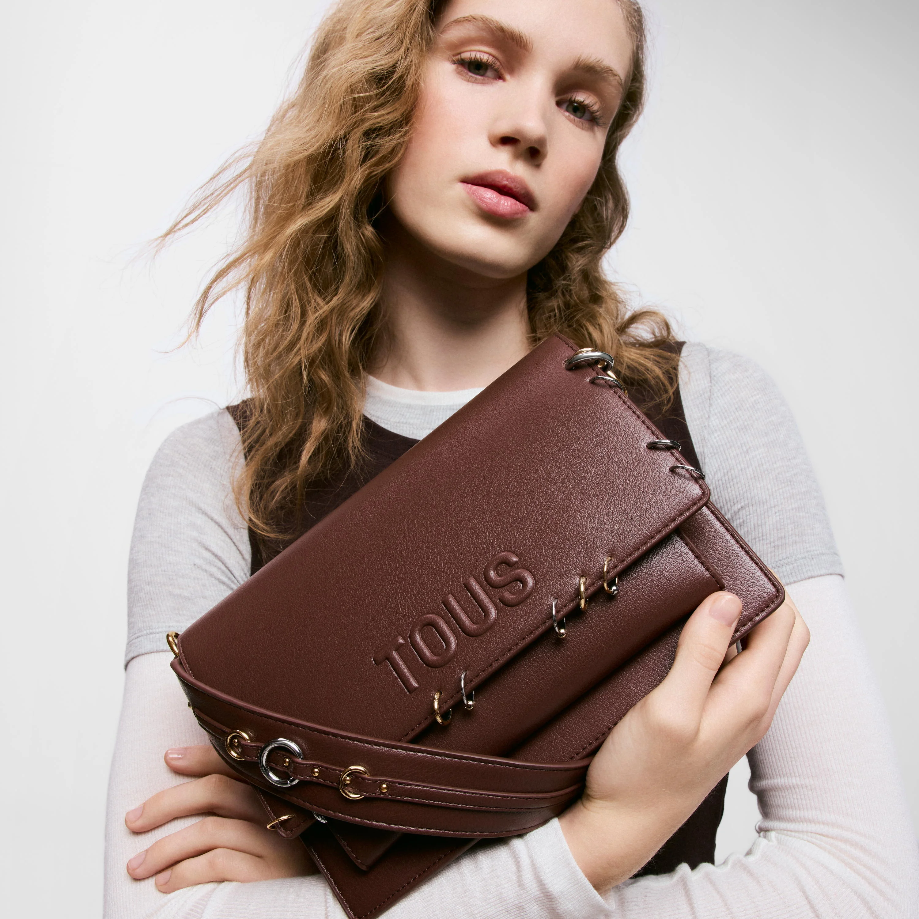 Medium brown Crossbody bag TOUS Audree Earrings - 1