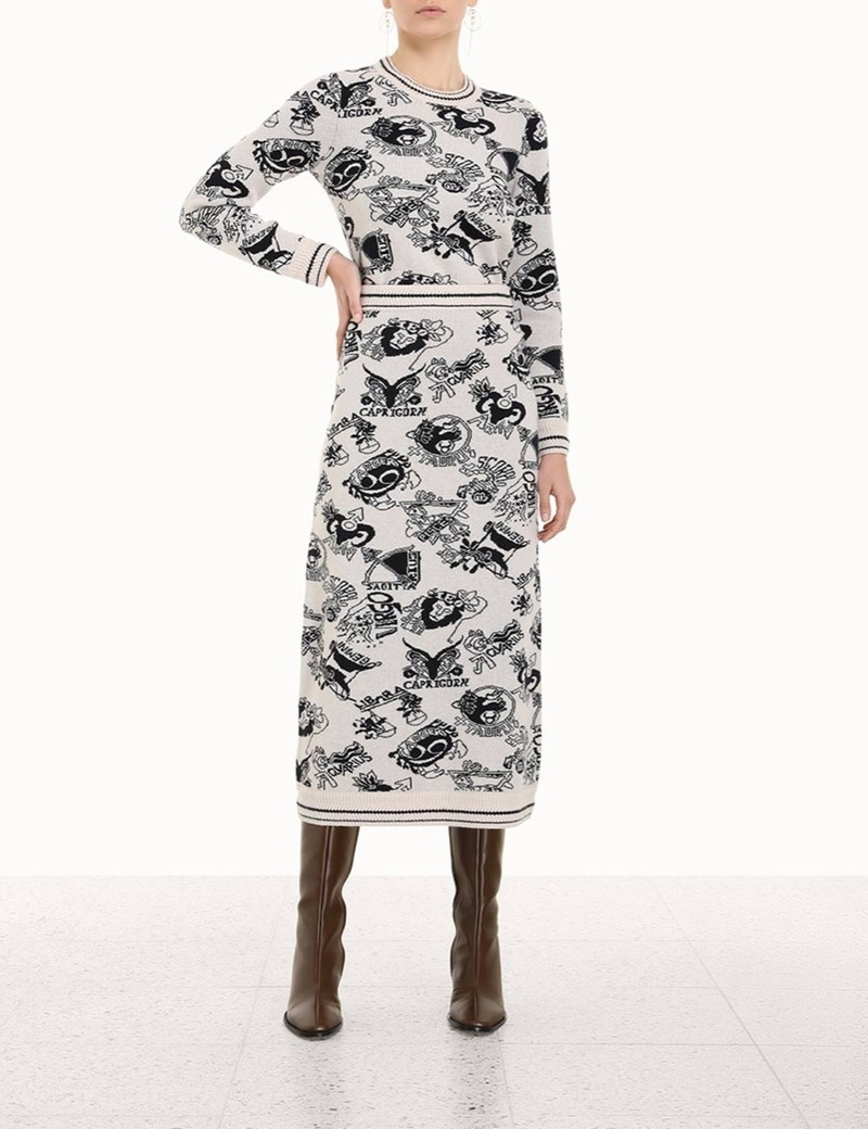 Zimmermann CELESTIAL ZODIAC SWEATER outlook