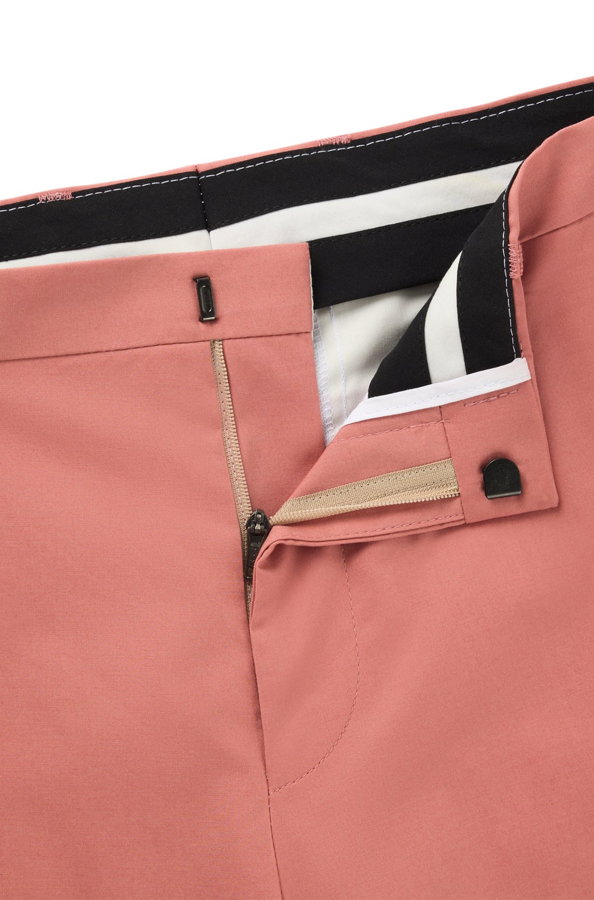 EXTRA-SLIM-FIT TROUSERS IN PAPER-TOUCH STRETCH COTTON - 6