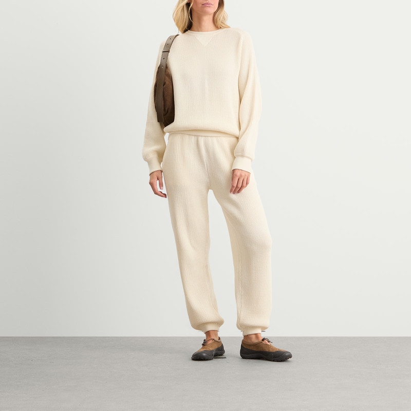 NOTHING WRITTEN Nothing Written Waffle Knit Pants outlook