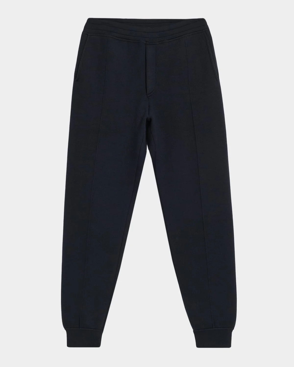 Men's Double-Faced Pintuck Jogger Pants - 1