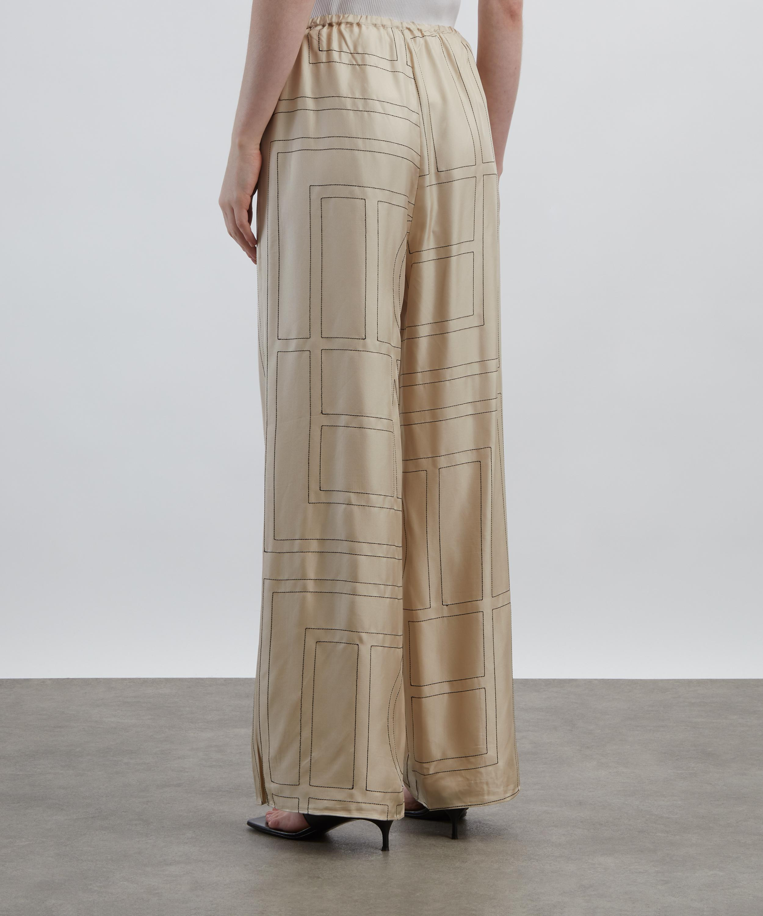 Monogram Silk Pyjama Trousers - 4