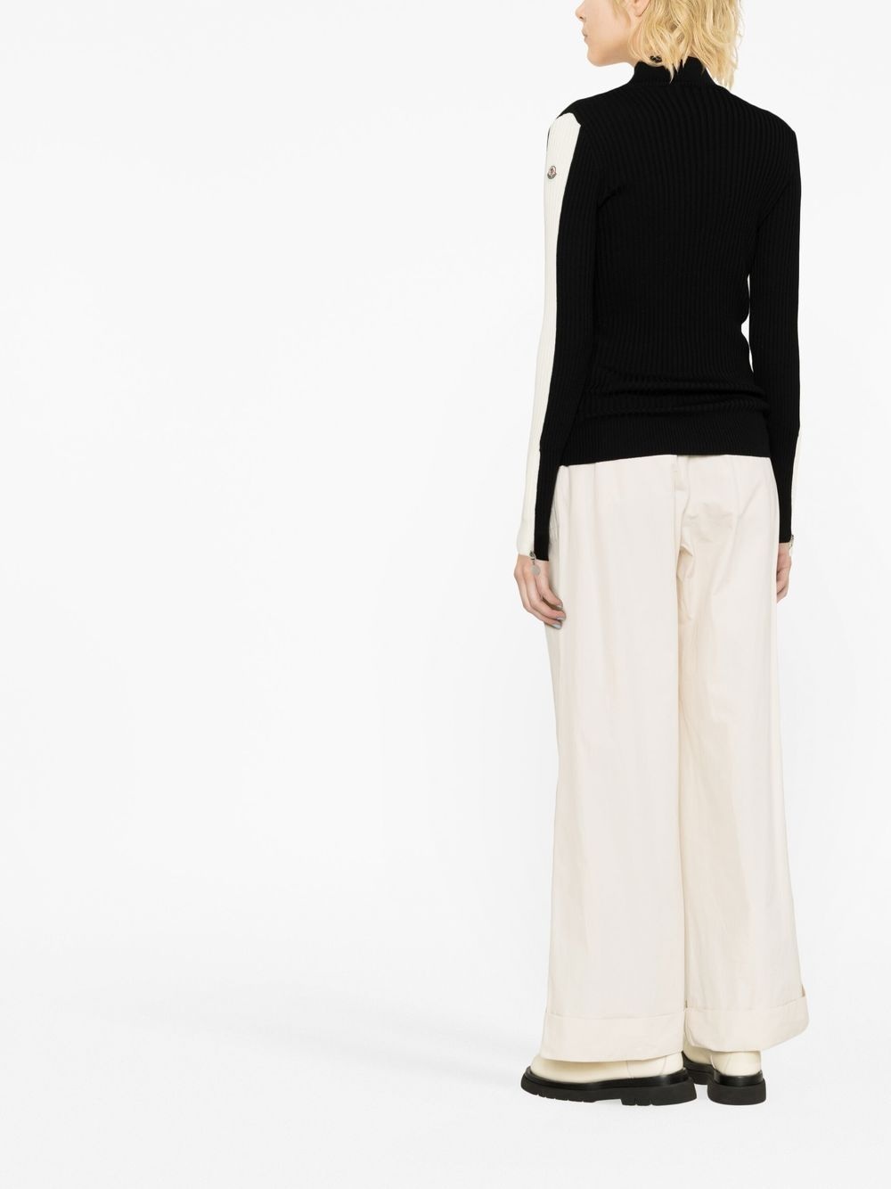 ribbed stripe-detail jumper - 3