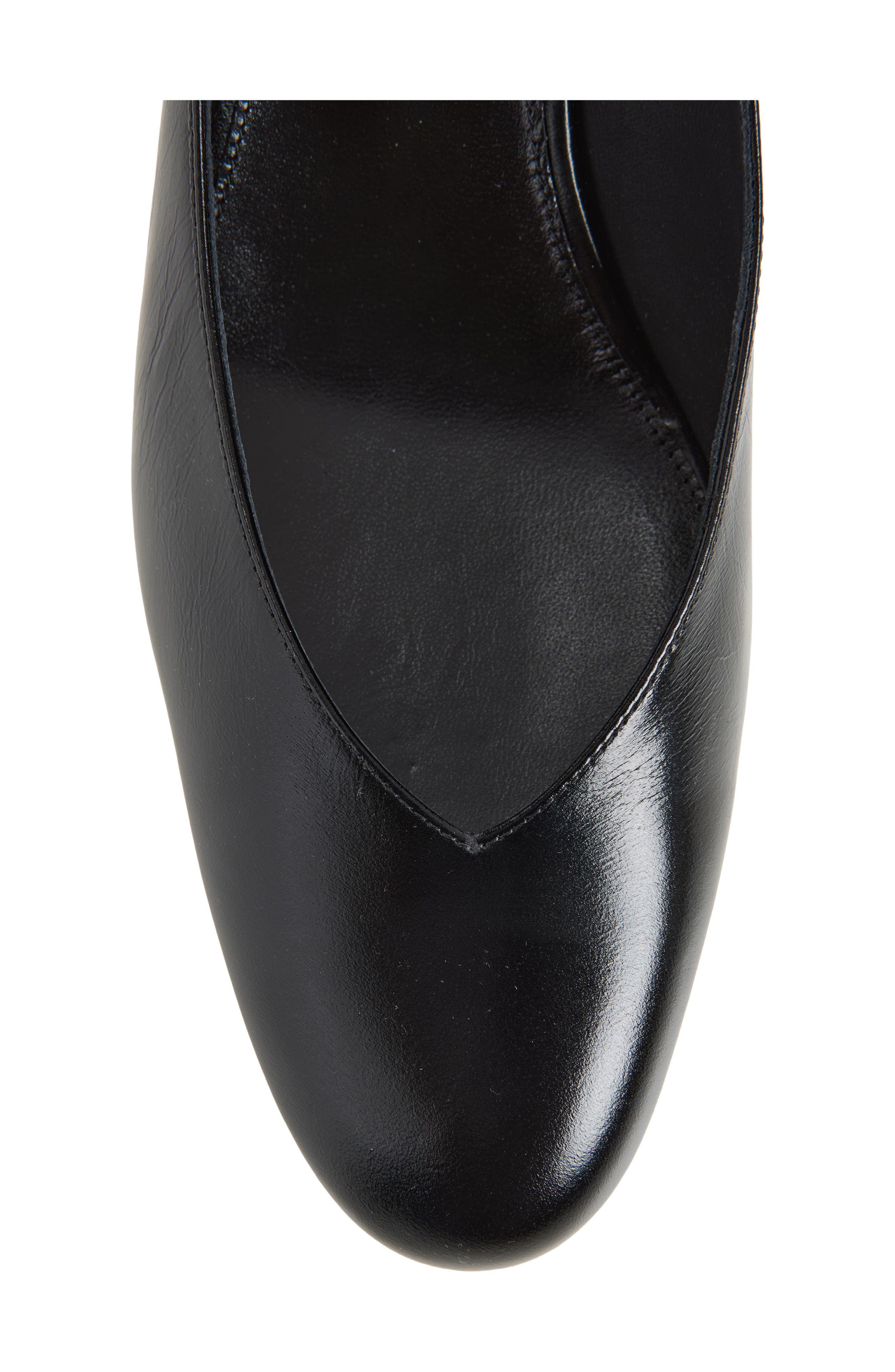Proenza Schouler Uma Tie Kitten Heel Pump in Black at Nordstrom - 5