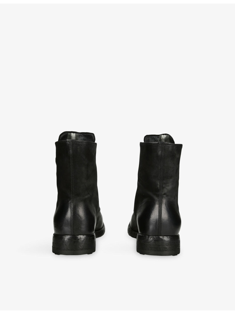 OFFICINE CREATIVE Bulla Front-Zip Leather Chelsea Boots outlook