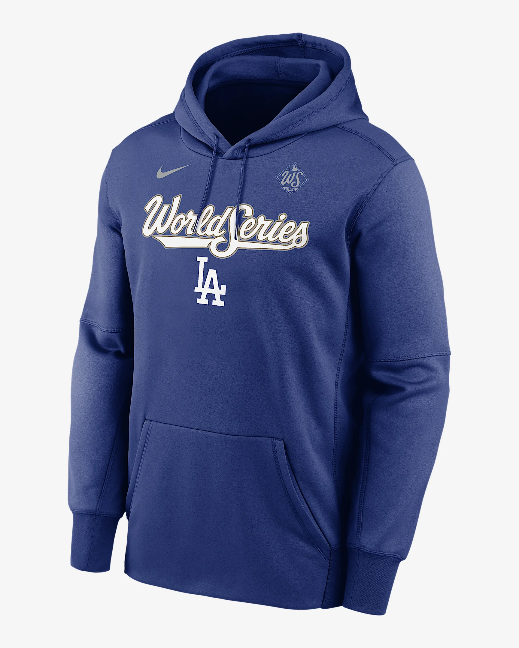 Los Angeles Dodgers 2025 World Series Participant Authentic Collection Men’s Nike Therma MLB Pullove - 1