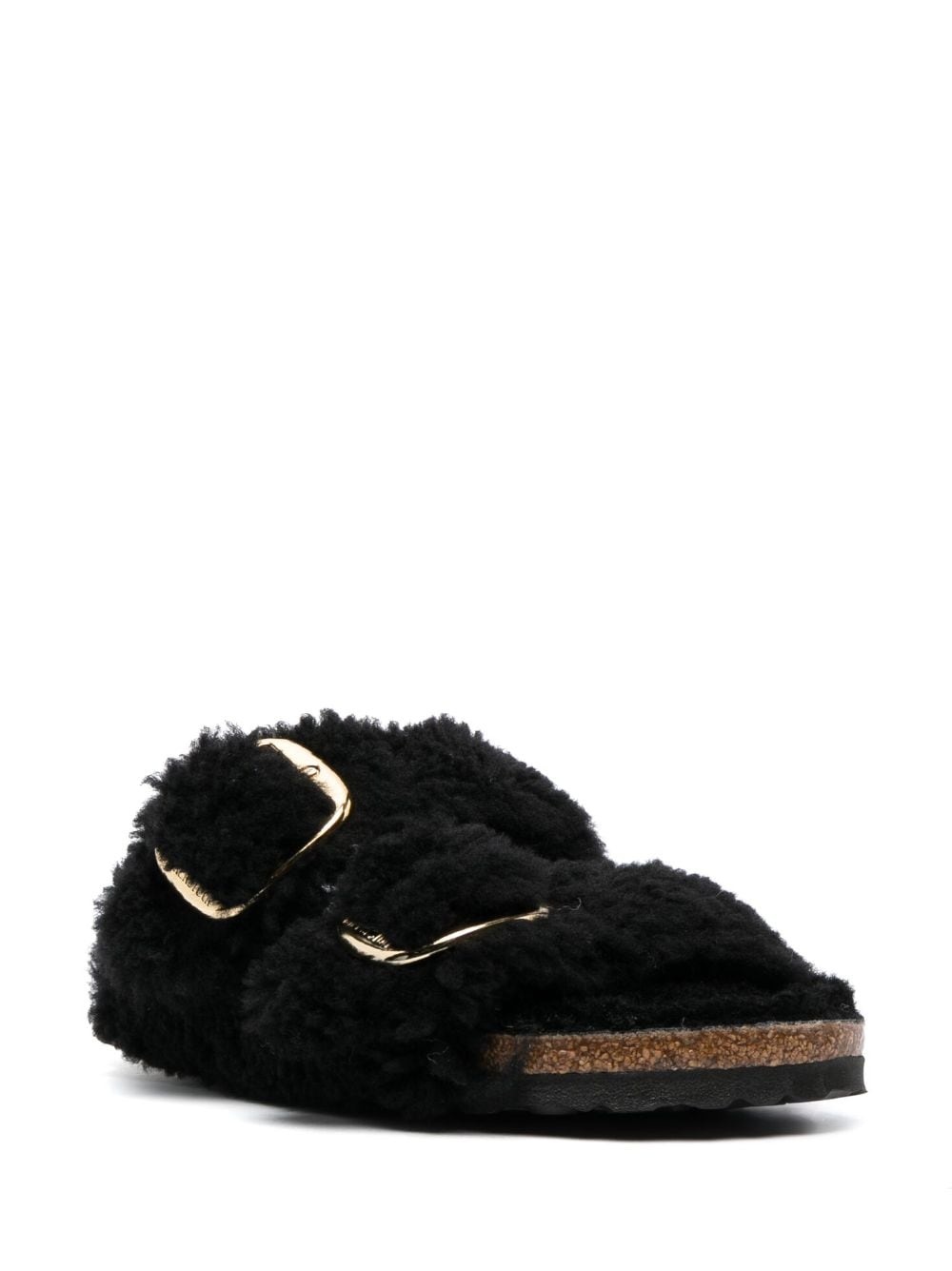 Arizona Big Buckle shearling slides - 2
