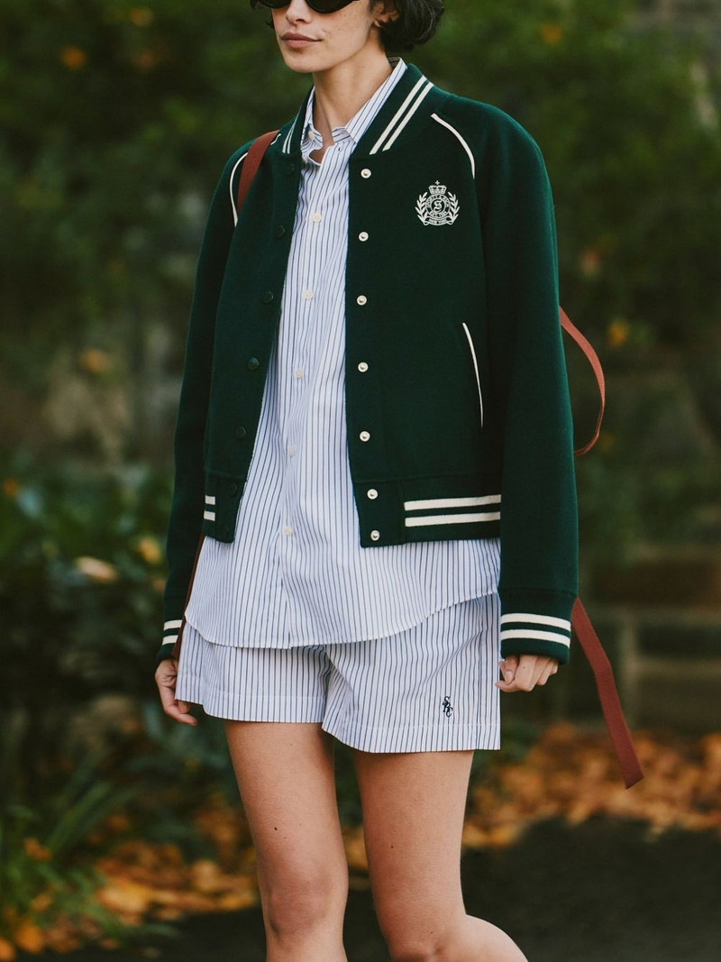 H&W Crest varsity jacket 5