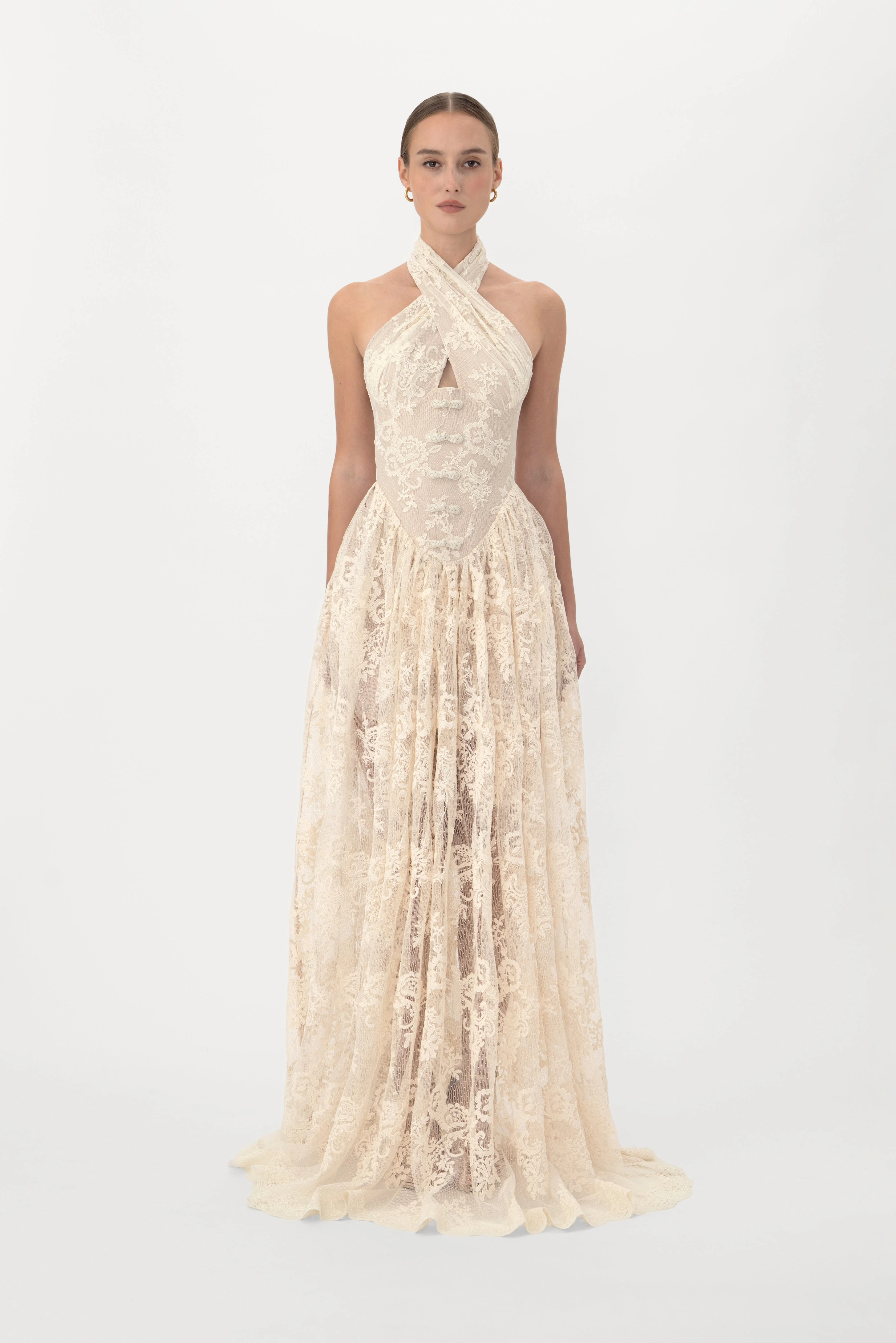 HALLIE LACE GOWN - 1