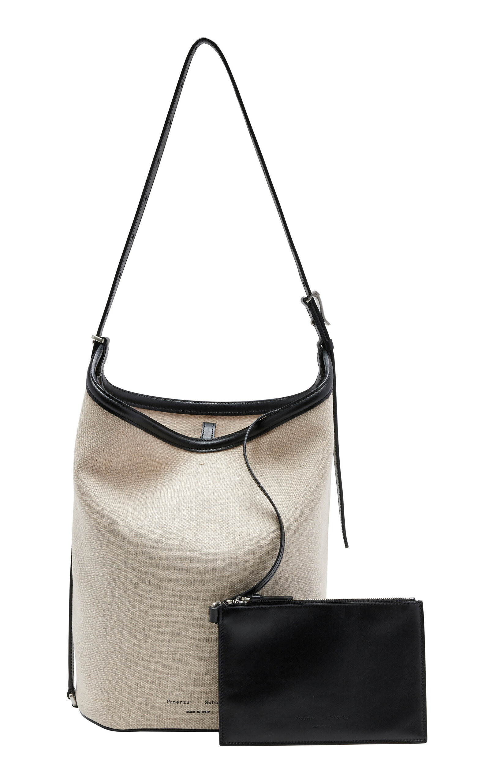Brant Natural Linen Bucket Bag neutral - 4