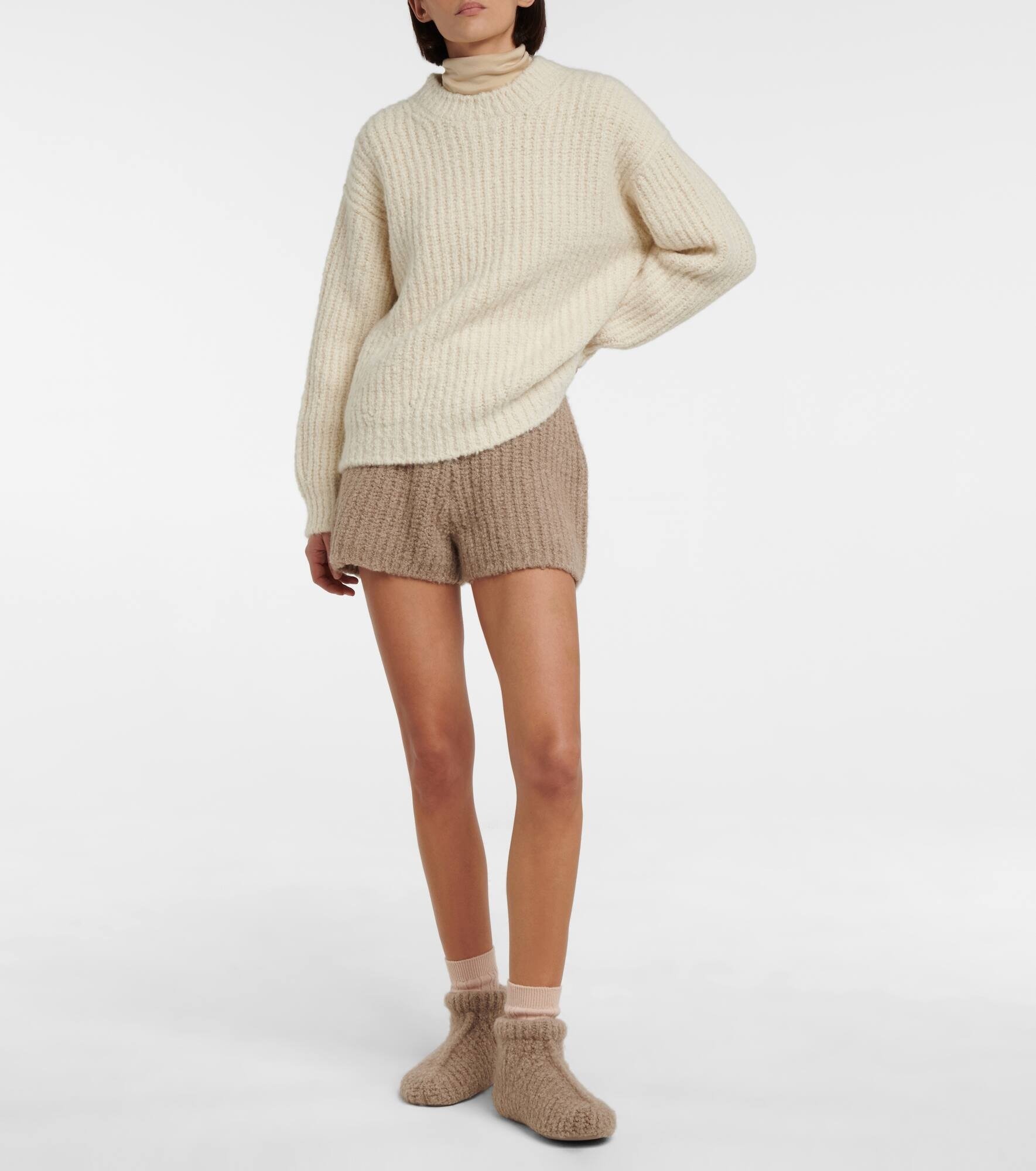 Ribbed-knit cashmere sweater - 2