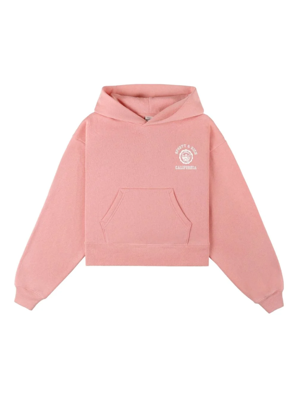 logo-print long-sleeve hoodie - 1