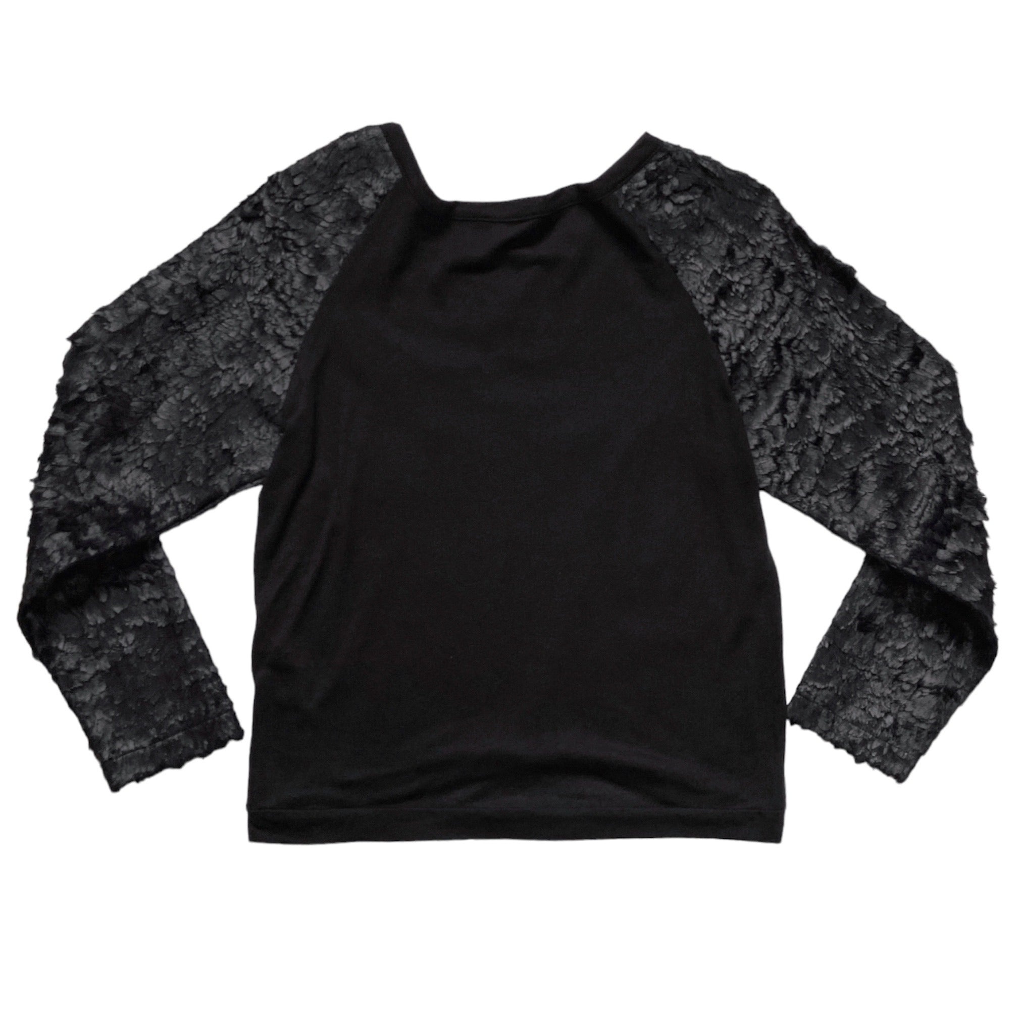 Ann Demeulemeester Feather Sleeve Tee Top - 5