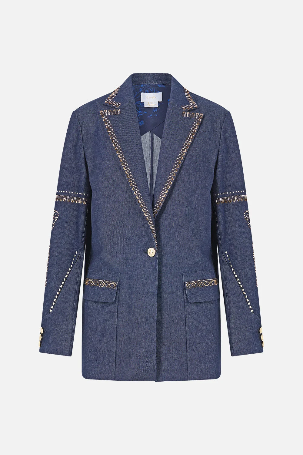 JACKET WITH SLEEVE CUT OUT DETAIL NOTES FROM THE BLUE ROOM - 1