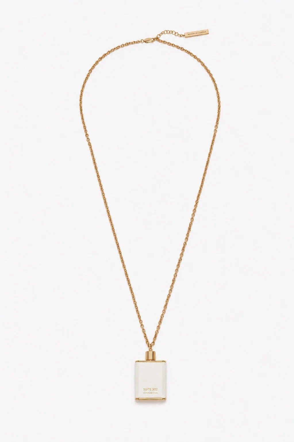 Perfume Bottle Necklace In Suite 302 - 1