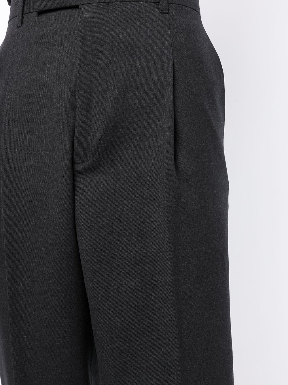 tailored-cut straight trousers - 5