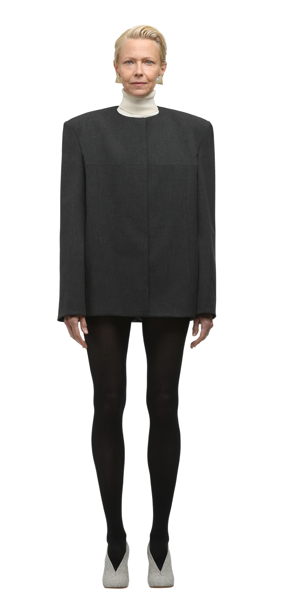 OBLONG TAILORED JACKET GRAPHITE - 3