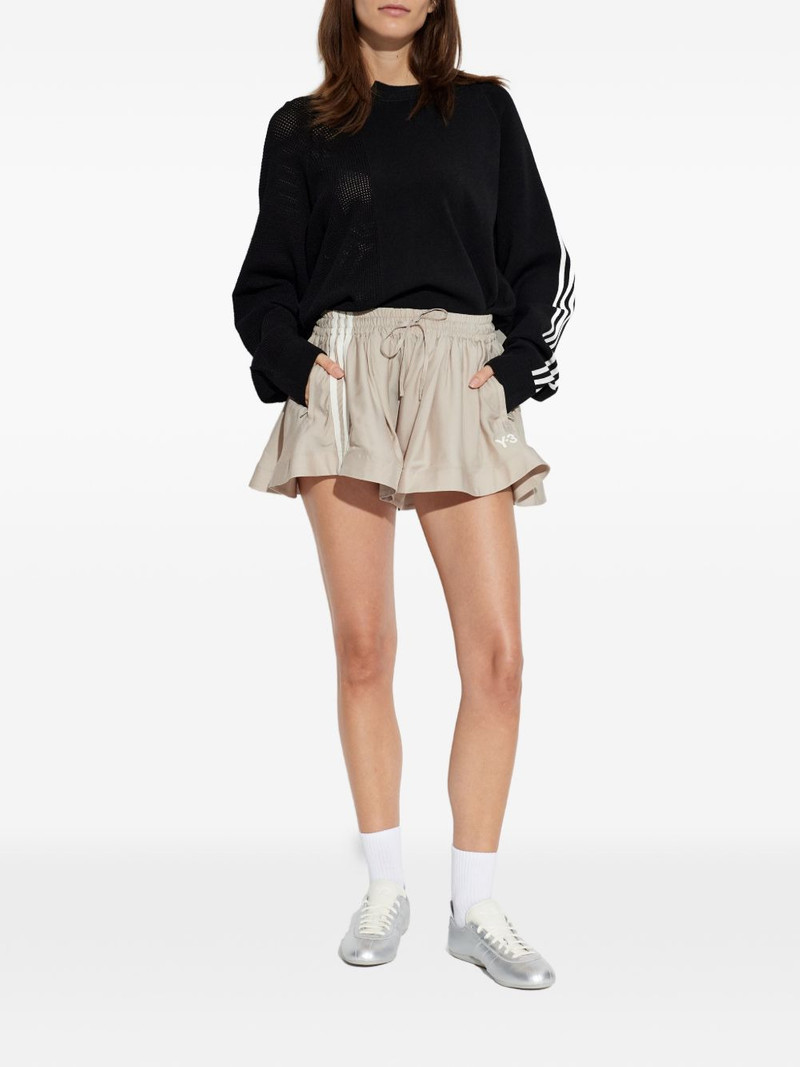 Y-3 drawstring logo shorts outlook