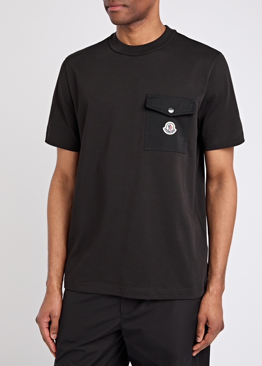 Moncler Logo Cotton T-shirt - 2