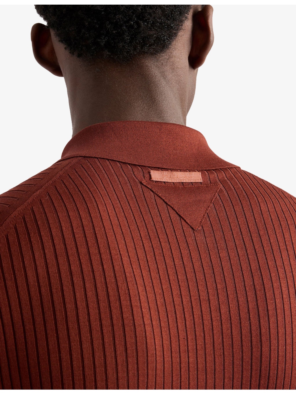 Triangle-Logo Slim-Fit Cotton Knit Polo Shirt - 5