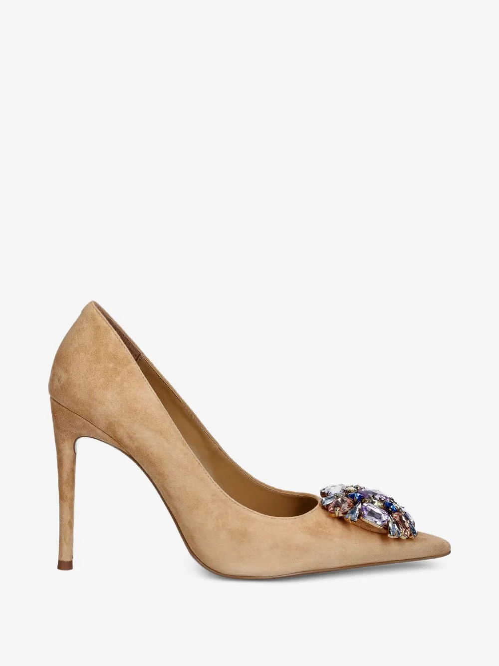Maritsa crystal-embellished pointed-toe pumps - 1