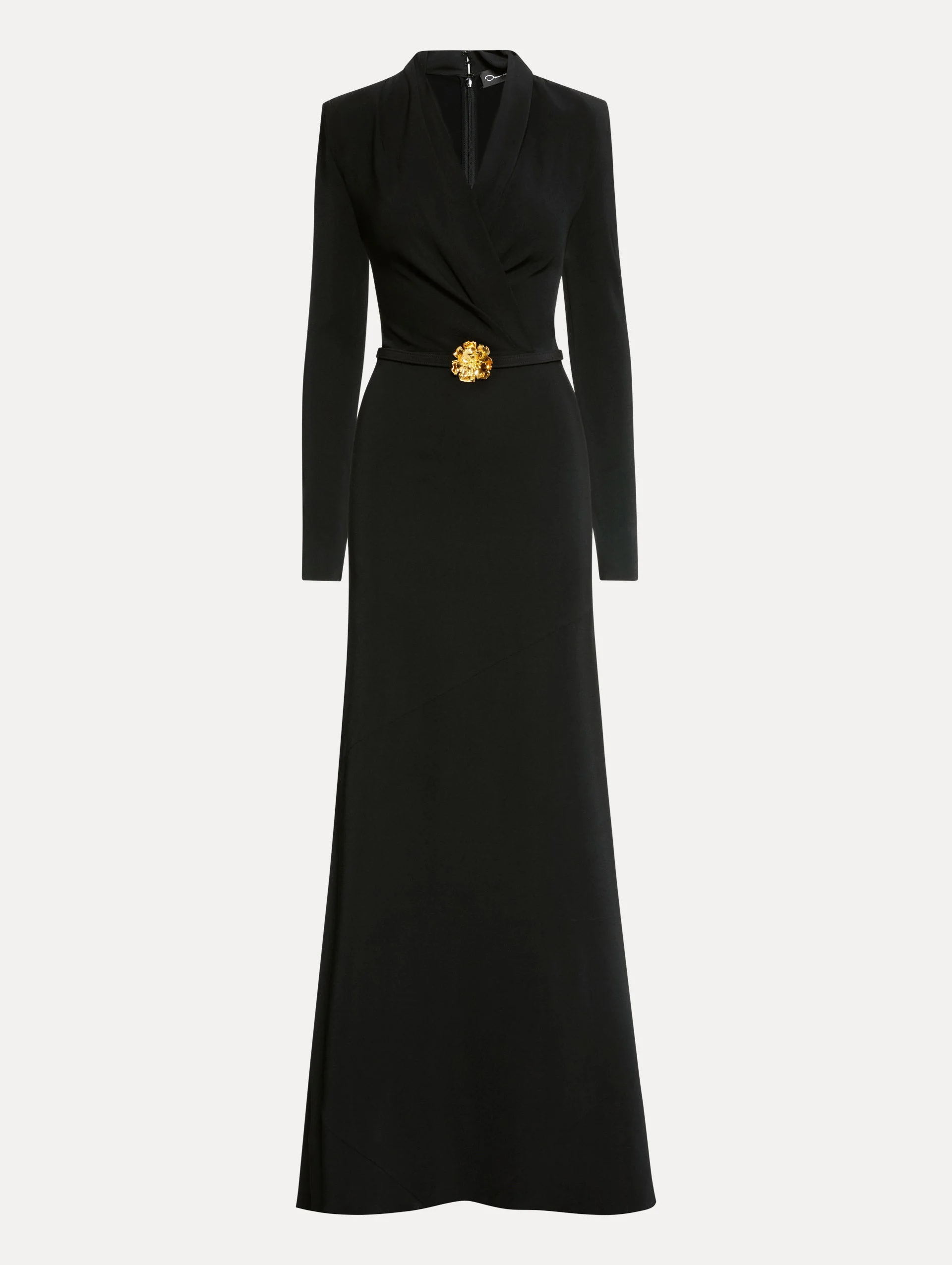 PEONY BELT CADY GOWN - 1