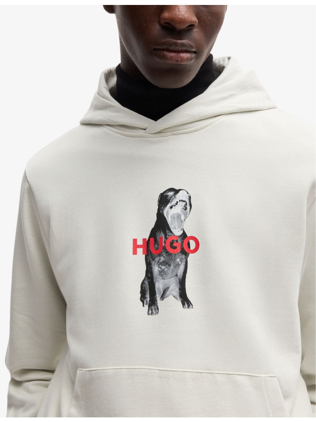 Animal-graphic regular-fit cotton-jersey hoody - 5