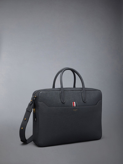 Thom Browne Pebble Grain Leather Business Bag outlook