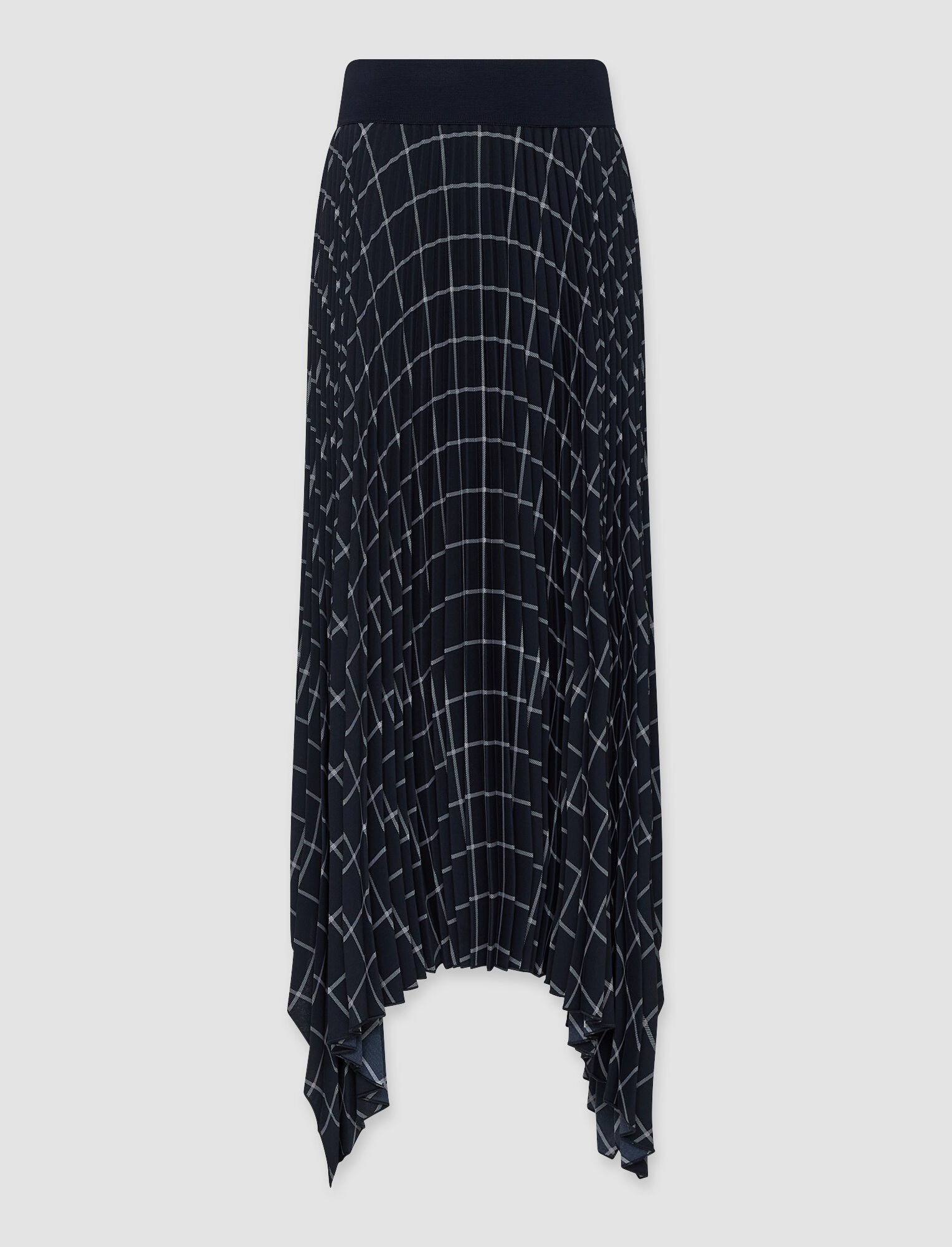 Printed Pleat Crepe Ade Skirt - 4
