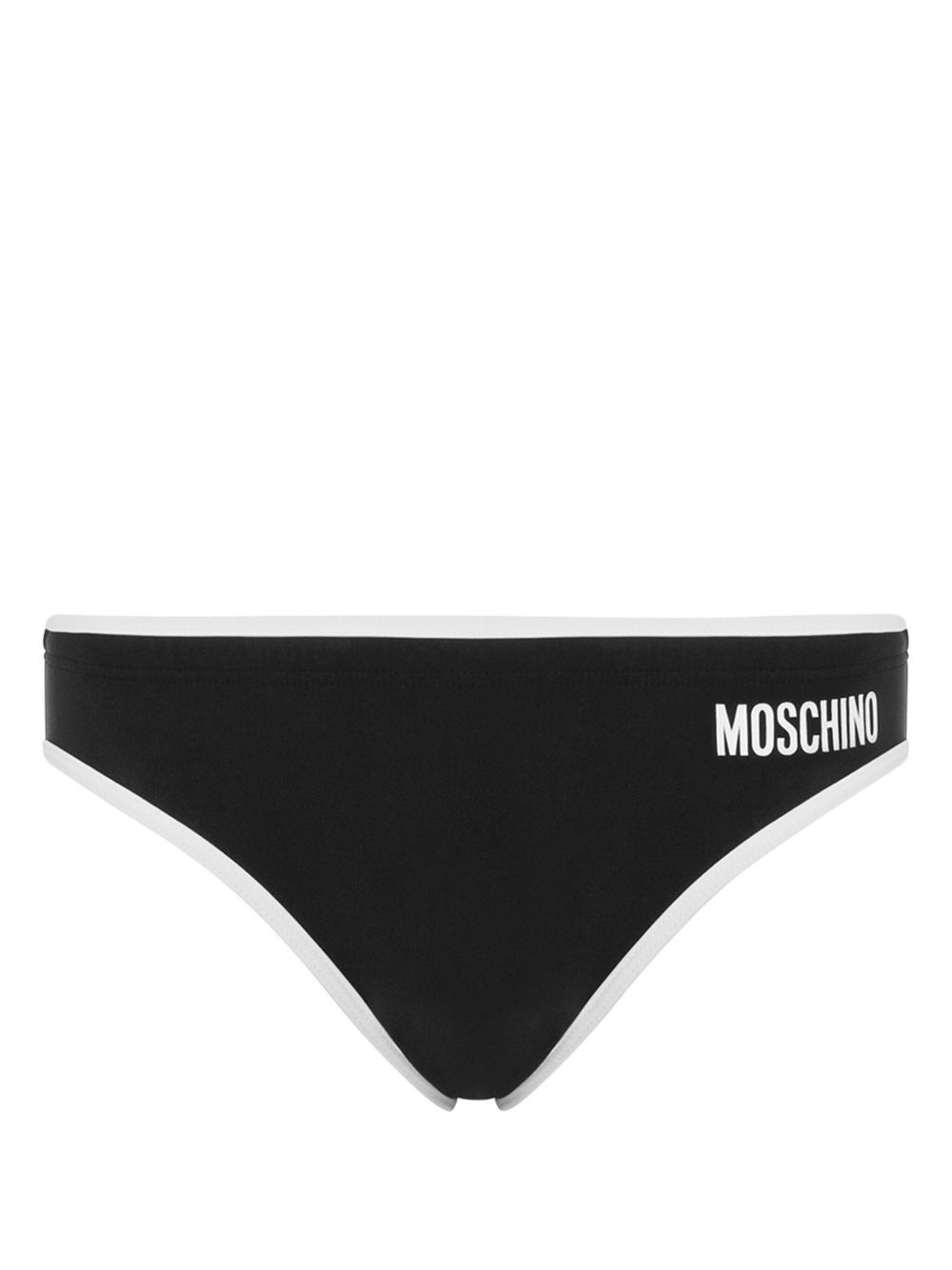 logo-print swim briefs - 1