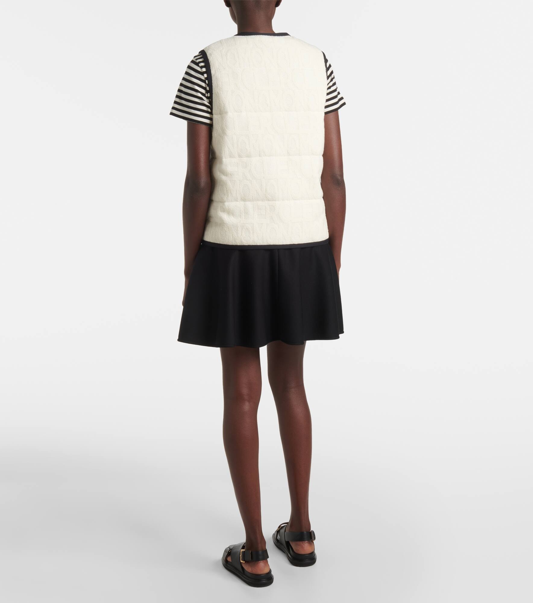 Padded cotton-bend vest - 3